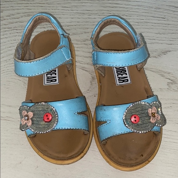 BLUE HOBIBEAR SANDALS SIZE 2.5 - Picture 2 of 3
